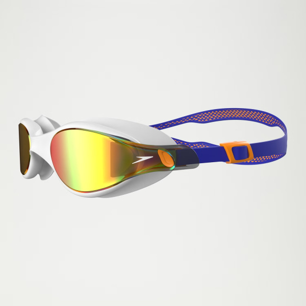 Очки для плавания Speedo Vue Mirror (зеркальные; белый/голубой)